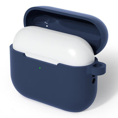 Apple AirPods Pro (3. gen.) Silikone Cover m. Karabinhage - Mørkeblå