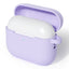 Apple AirPods Pro (3. gen.) Silikone Cover m. Karabinhage - Lilla