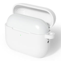 Apple AirPods Pro (3. gen.) Silikone Cover m. Karabinhage - Hvid