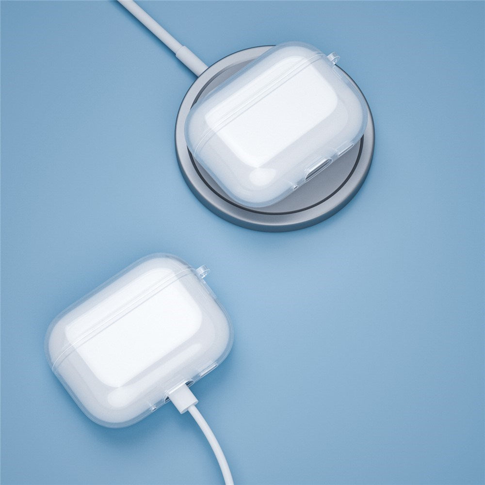 Apple AirPods Pro (3. gen.) Transparent Fleksibelt Plast Cover - Gennemsigtig