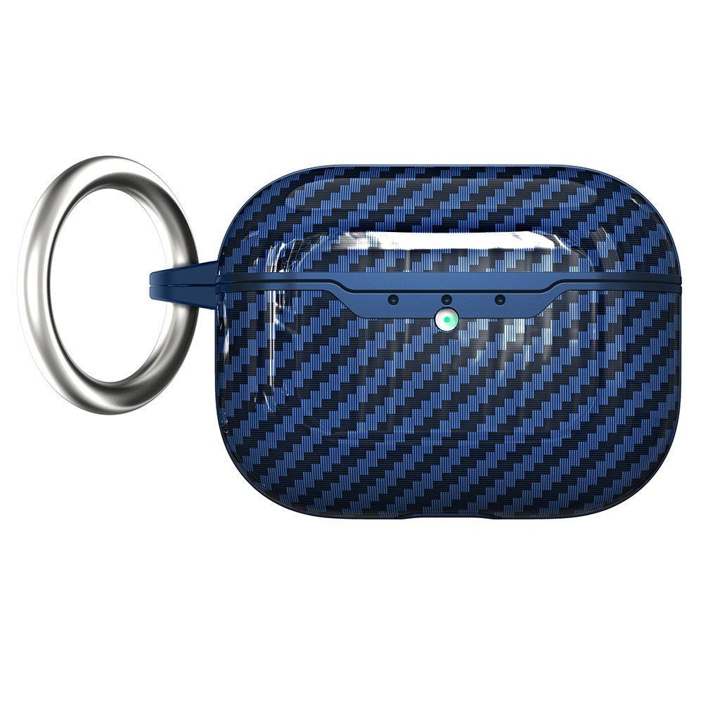 Apple AirPods Pro (3. gen.) Carbon Plast Cover - Blå