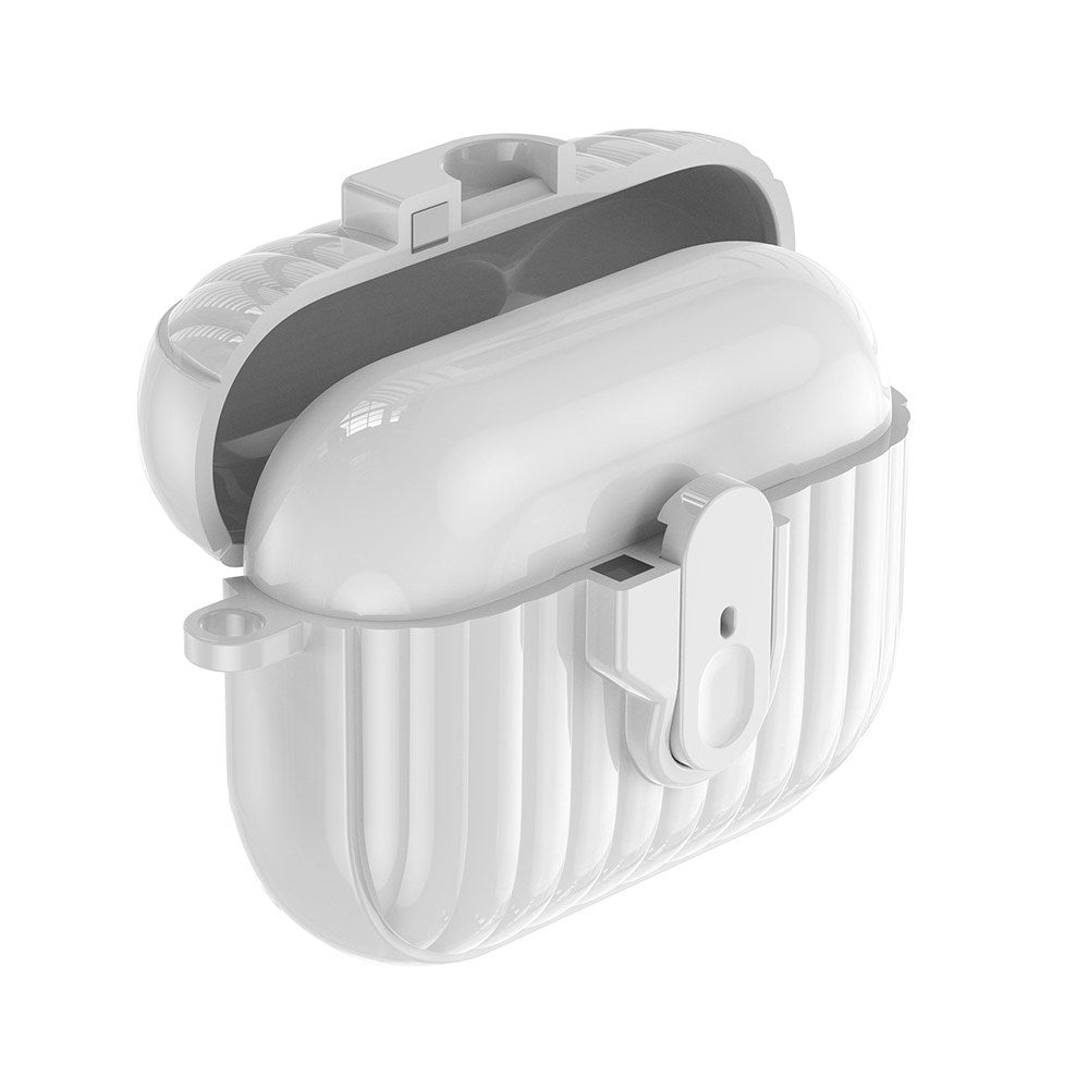 Apple AirPods Pro (3. gen.) Hybrid Plast Cover - Hvid