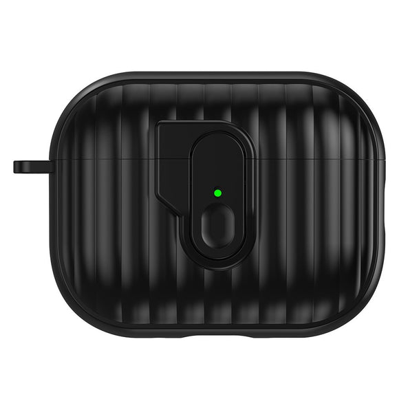 Apple AirPods Pro (3. gen.) Hybrid Plast Cover - Sort