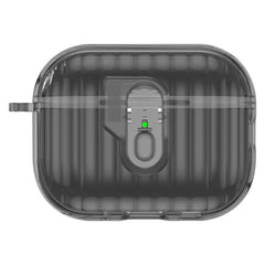 Apple AirPods Pro (3. gen.) Hybrid Plast Cover - Gennemsigtig / Sort