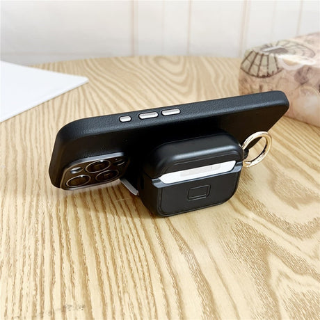 Apple AirPods Pro (3. gen.) Mønstret Plast Cover m. Spejl - Leopard / Sort