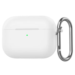 Apple AirPods Pro (3. gen.) Silikone Cover - Karabinhage - Hvid