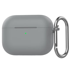 Apple AirPods Pro (3. gen.) Silikone Cover - Karabinhage - Grå