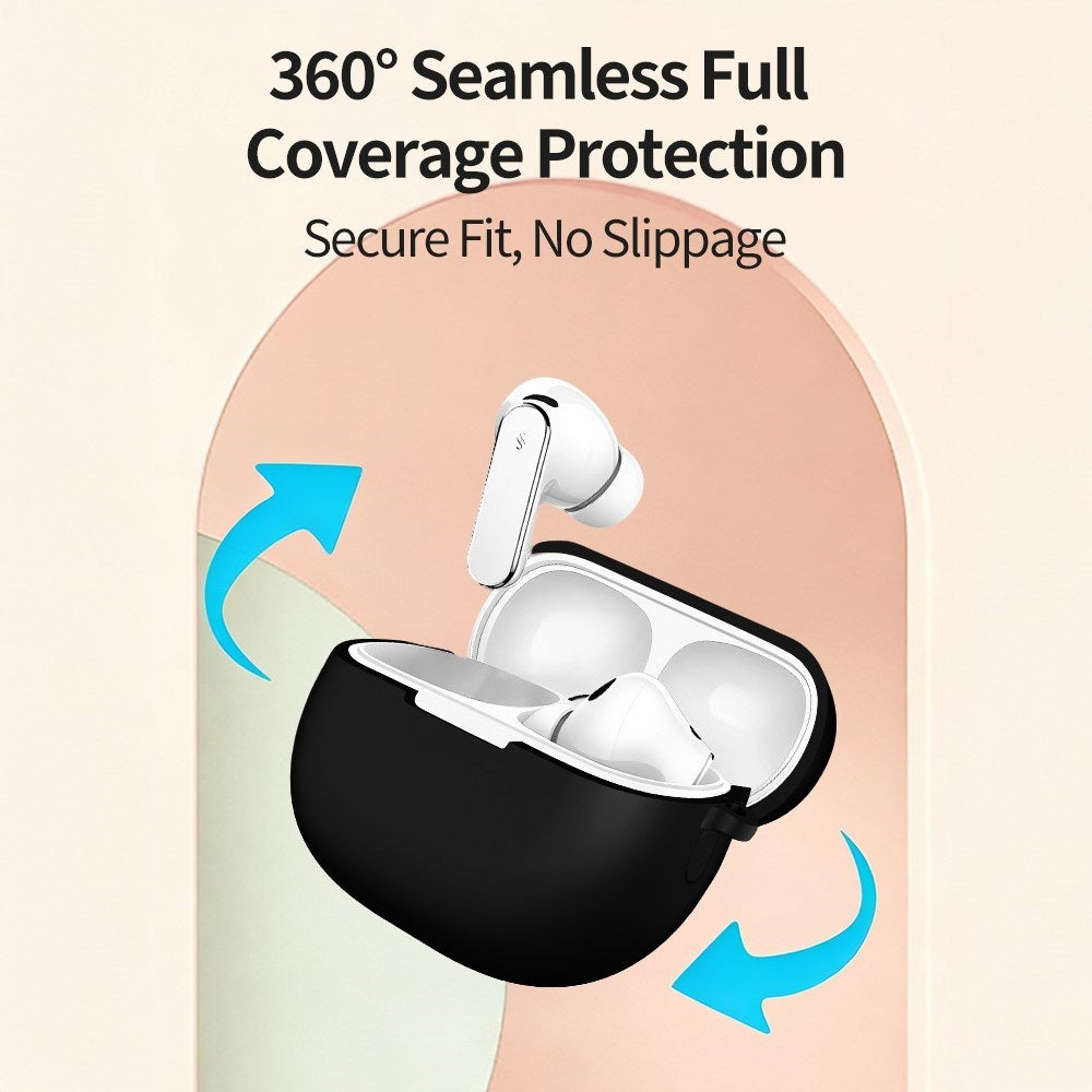 Huawei FreeBuds Pro 5 Silikone Cover m. Karabinhage - Rød