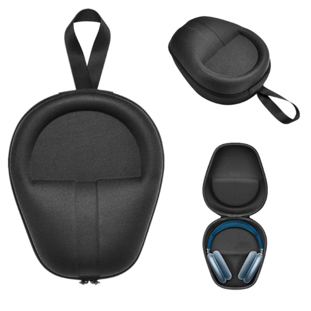 Apple AirPods Max / Max 2 Rejsetaske m. Strop - Sort