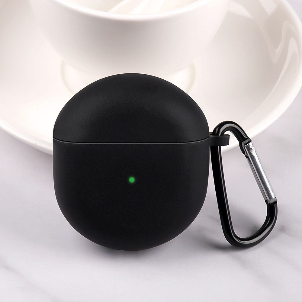 OnePlus Buds Silikone Cover m. Karabinhage - Sort
