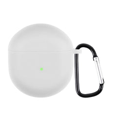 OnePlus Buds Silikone Cover m. Karabinhage - Hvid