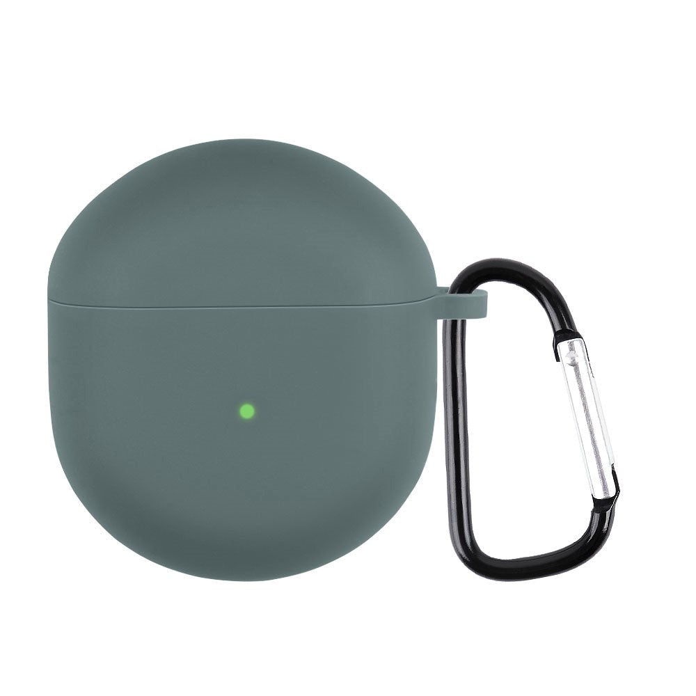 OnePlus Buds Silikone Cover m. Karabinhage - Grøn