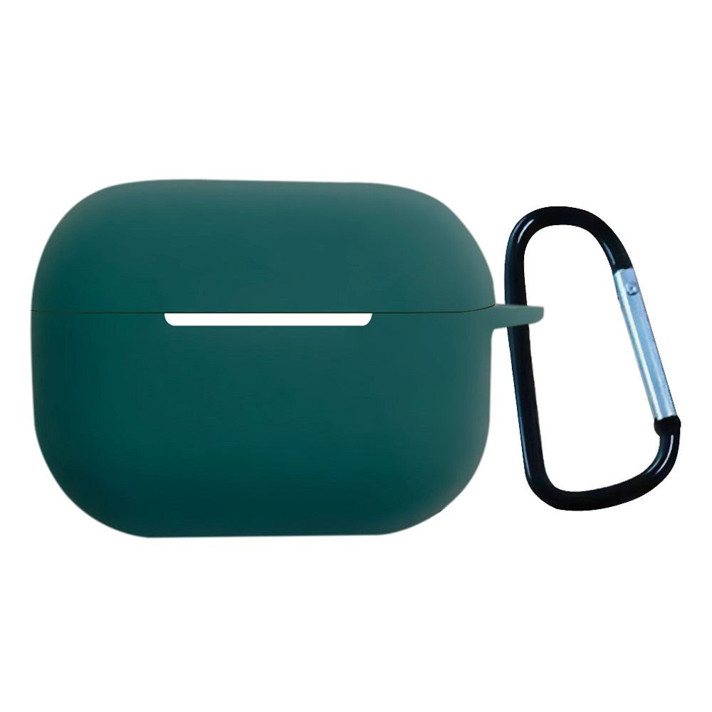 Apple Airpods Pro 2nd Gen (2022) Cover m. Karabinhage - Grøn