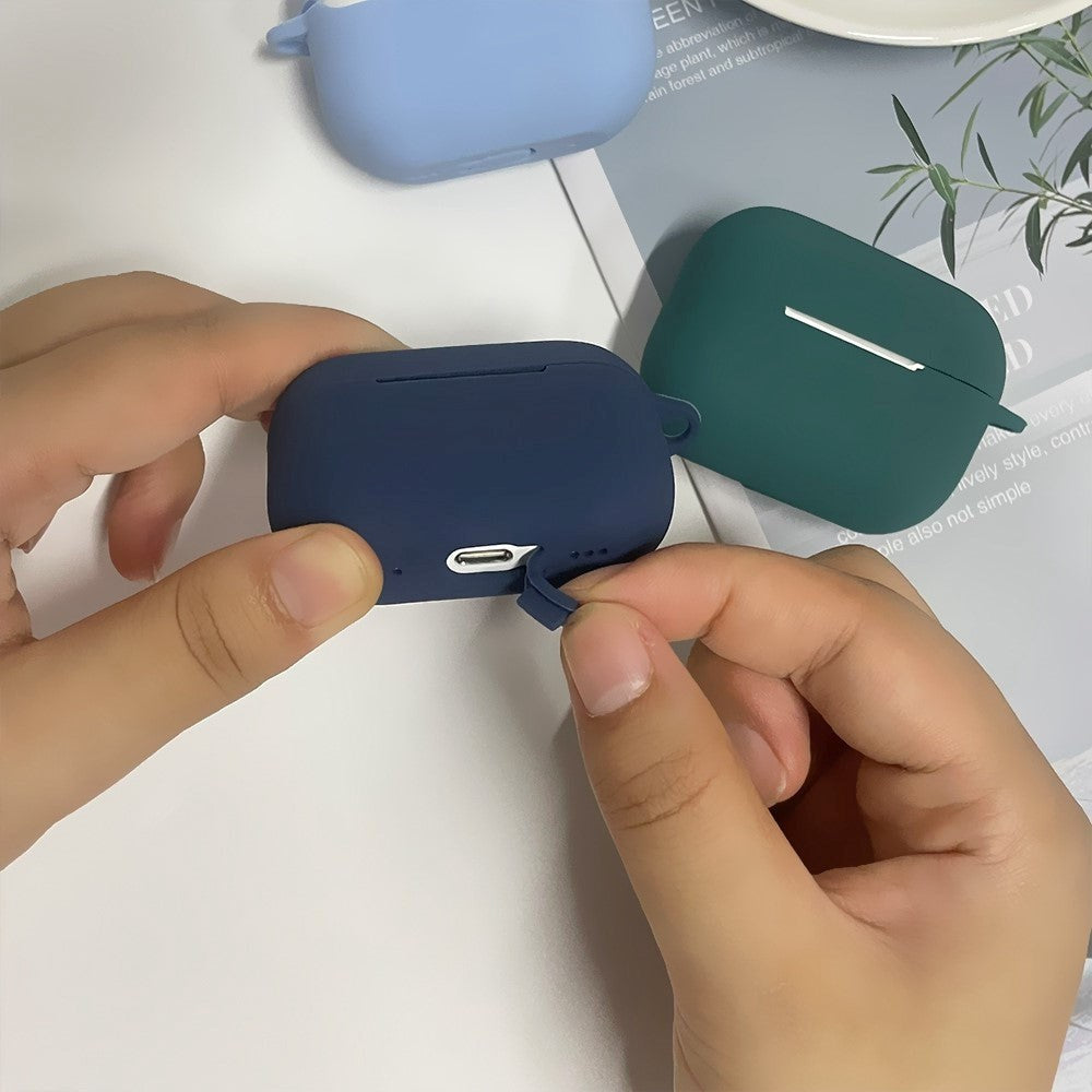 Apple Airpods Pro 2nd Gen (2022) Cover m. Karabinhage - Grøn
