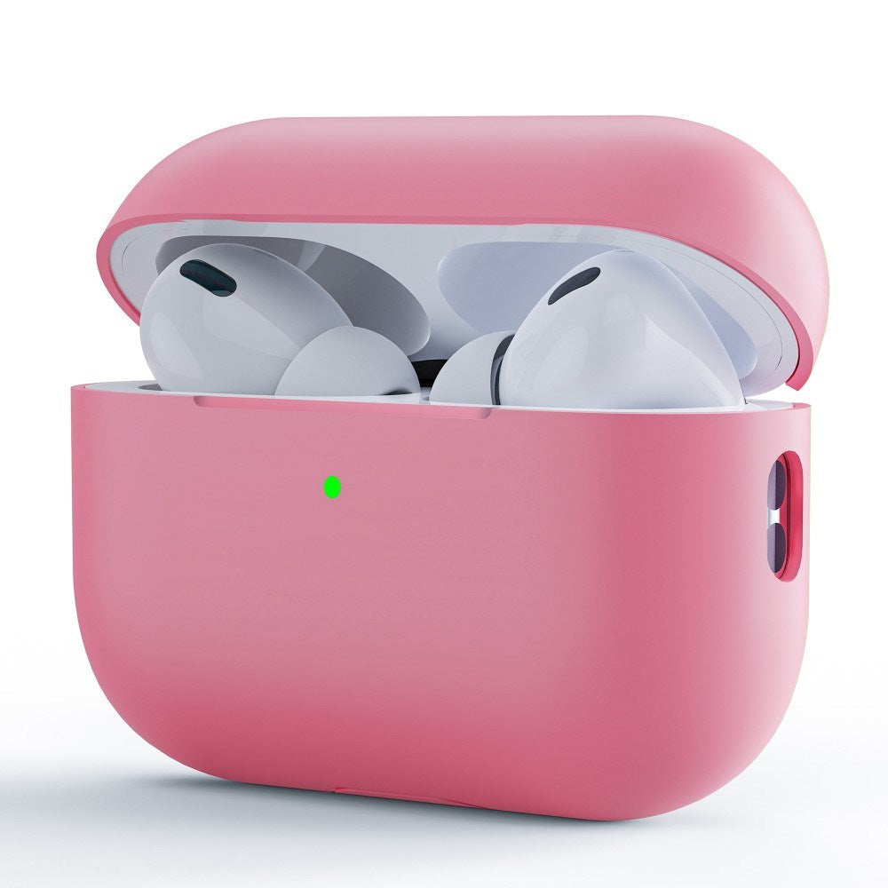 Apple AirPods Pro (2. Gen.) Todelt Silikone Cover - Lyserød