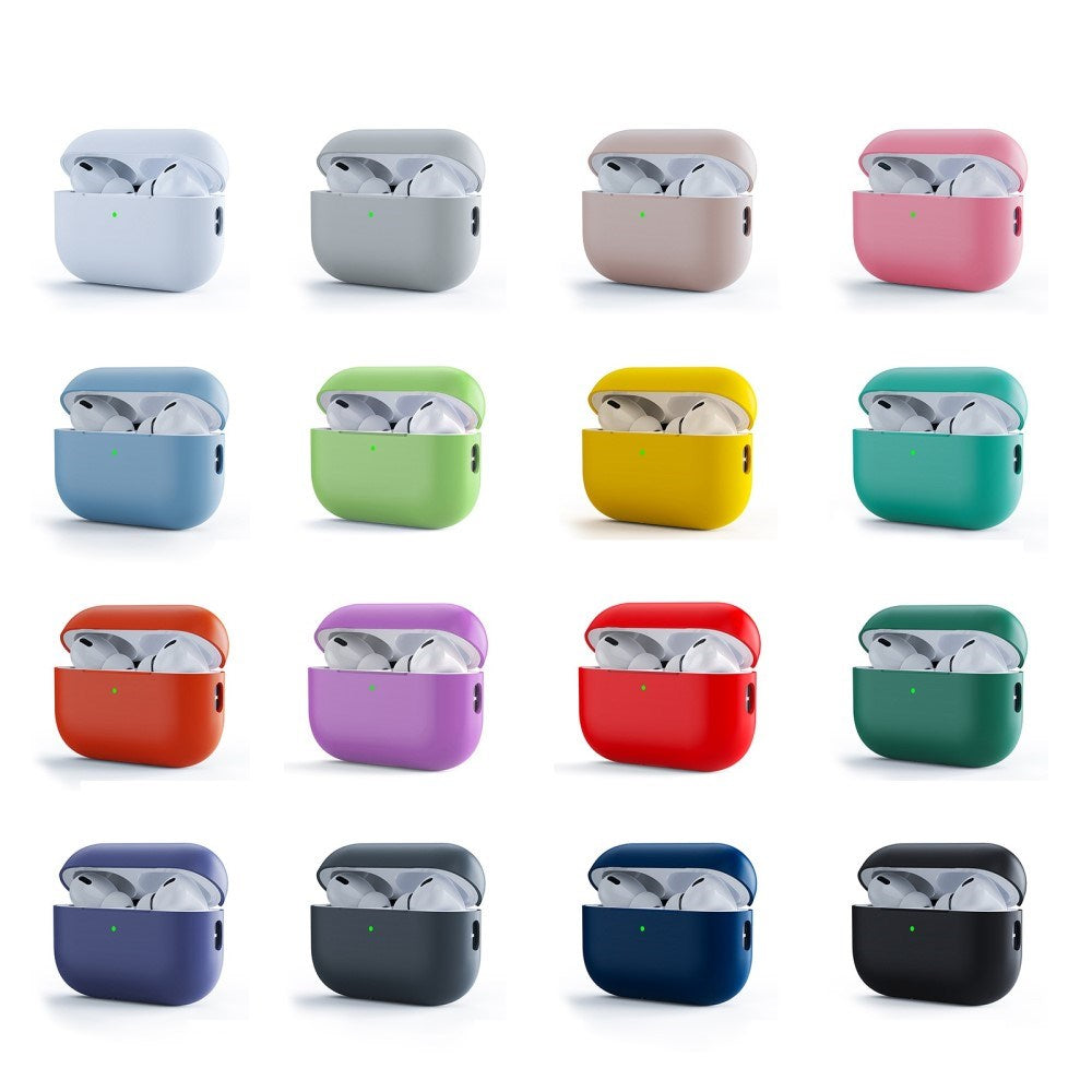 Apple AirPods Pro (2. Gen.) Todelt Silikone Cover - Mørkegrå