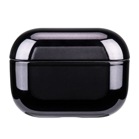 Apple AirPods Pro (2. Gen.) Hårdt Plastik Cover m. Metallisk Overflade - Sort