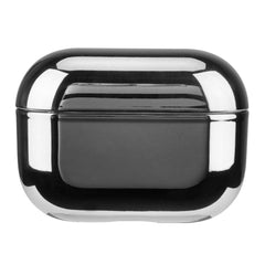 Apple AirPods Pro (2. Gen.) Hårdt Plastik Cover m. Metallisk Overflade - Sølv