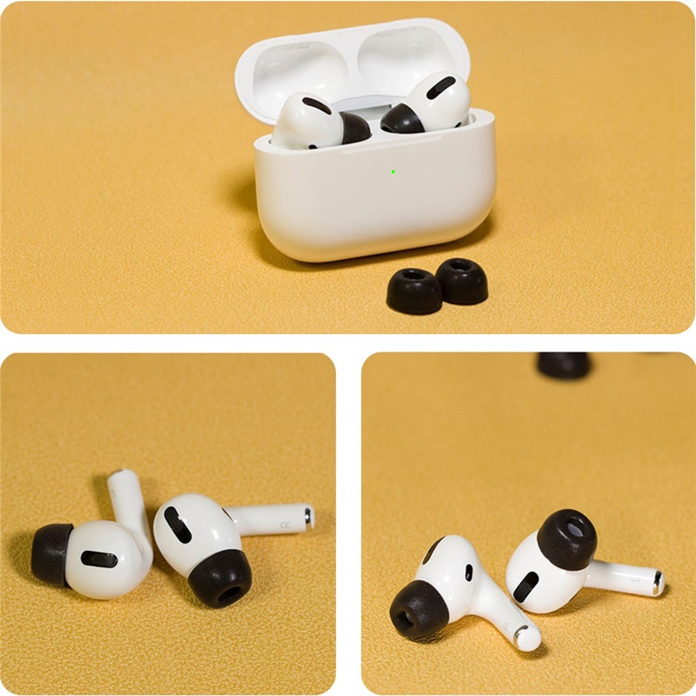 AirPods Pro (1. & 2. Gen.) AHASTYLE Memory Foam Ørepropper - S / M / L - Sort