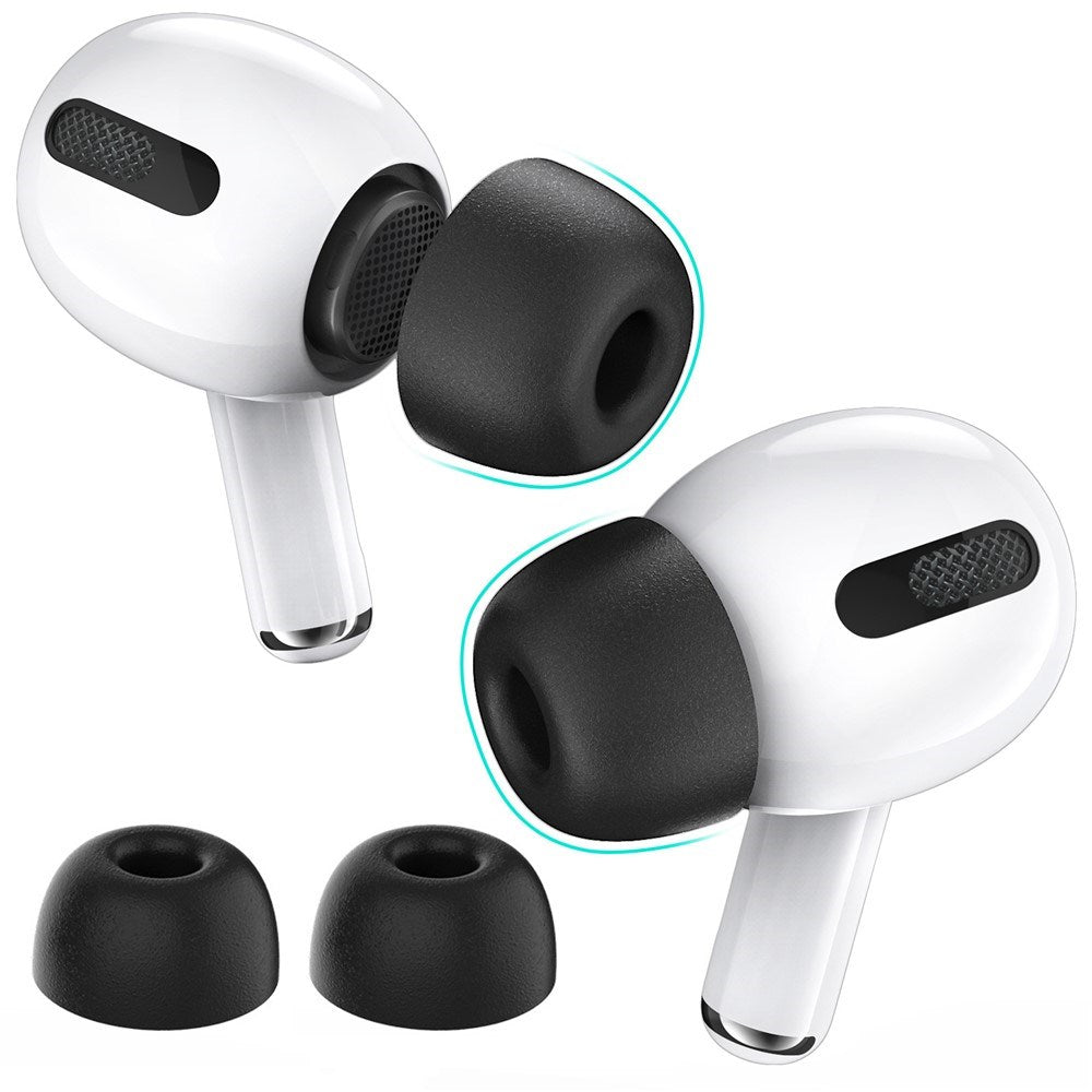 AirPods Pro (1. & 2. Gen.) AHASTYLE WG28 Memory Foam Ørepropper - Str. L - Sort