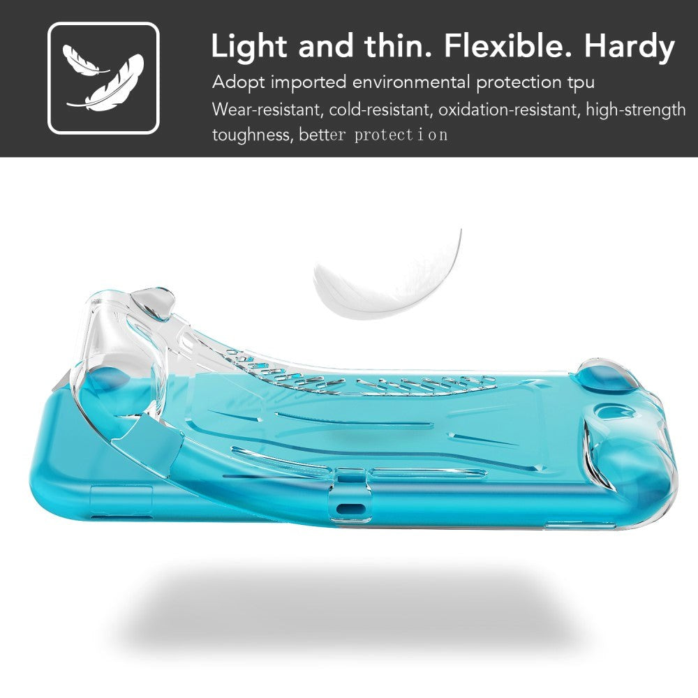 Nintendo Switch Lite Fleksibel Plastik Cover - Gennemsigtig