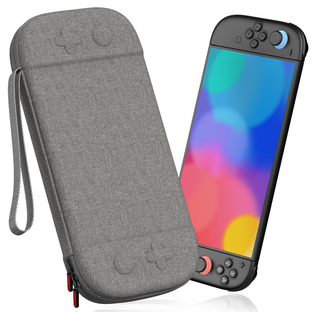 Nintendo Switch 2 Nylon Opbevaringstaske m. Strop - Mørkegrå