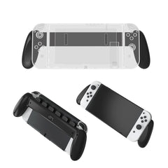 Joypad Controller m. Håndtag til Nintendo Switch OLED - Sort