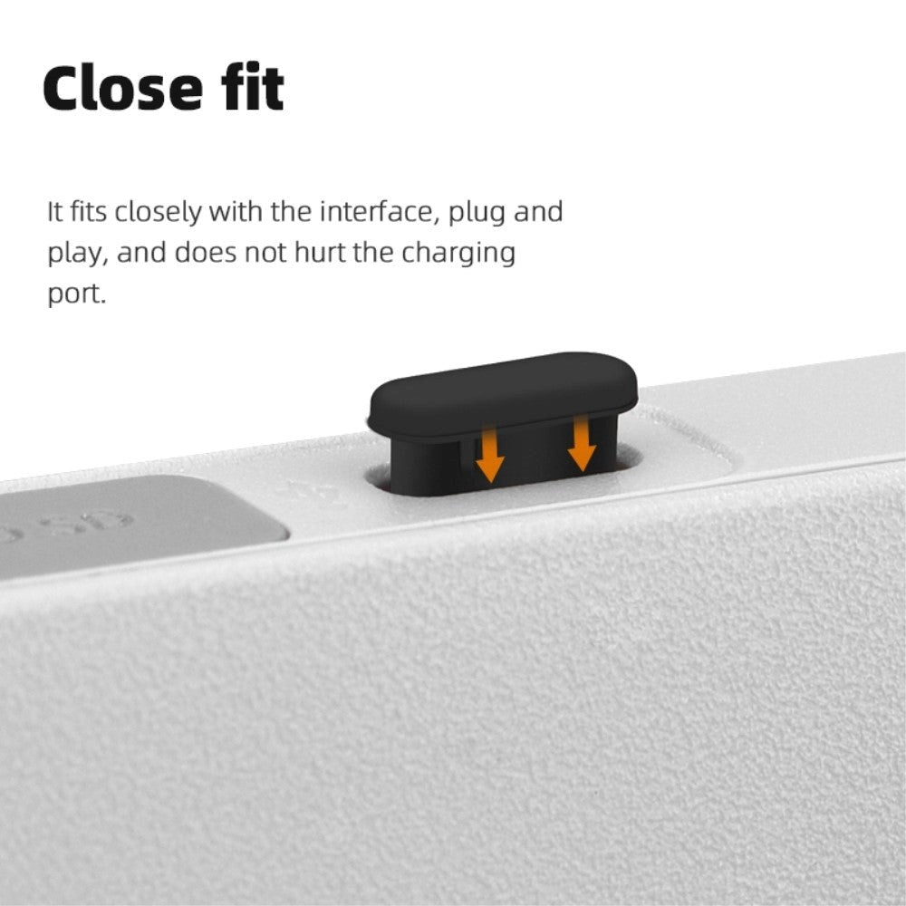 USB-C Støvbeskytter - 3 Stk - Hvide