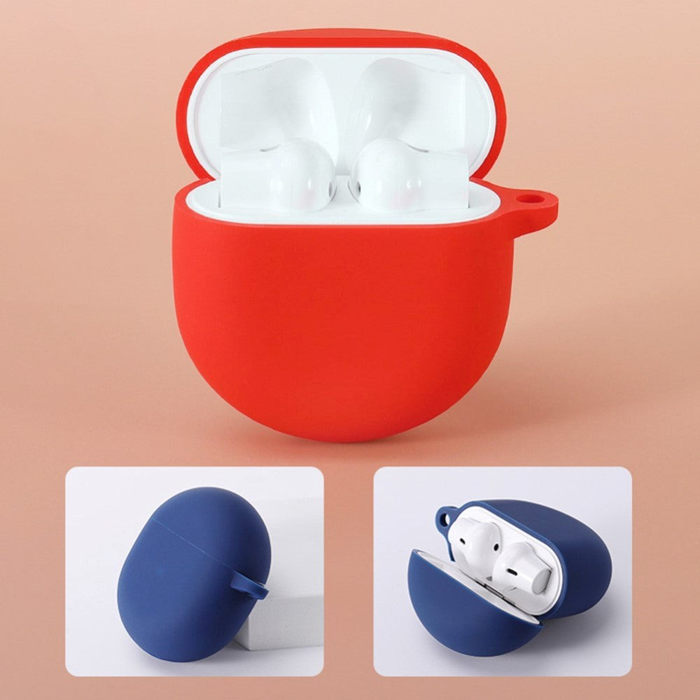 OnePlus Buds Silikone Case m. Karabinhage - Sort