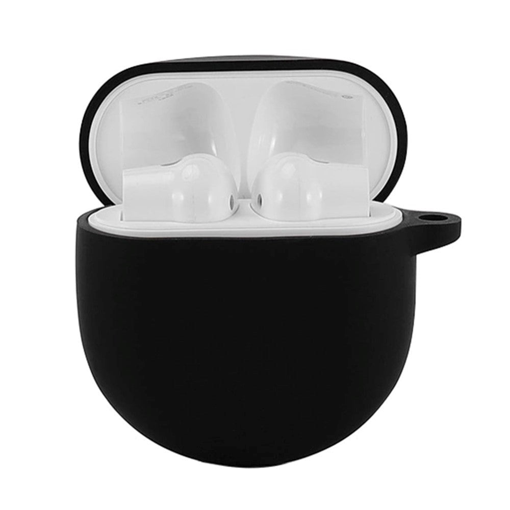 OnePlus Buds Silikone Case m. Karabinhage - Sort
