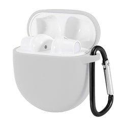 OnePlus Buds Silikone Case m. Karabinhage - Hvid