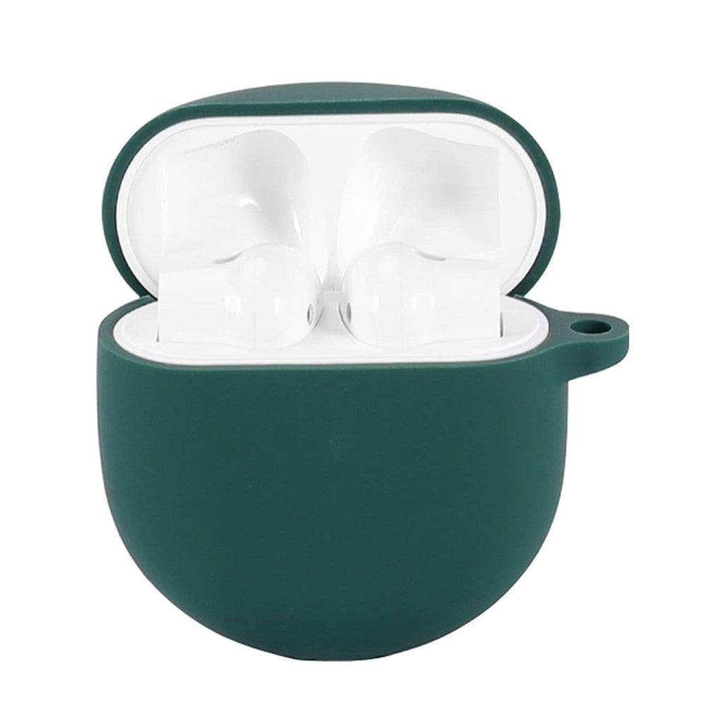 OnePlus Buds Silikone Case m. Karabinhage - Grøn
