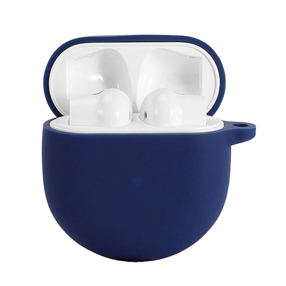 OnePlus Buds Silikone Case m. Karabinhage - Blå