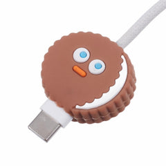 Kabelbeskytter til USB-C Kabel - Lys Cookie