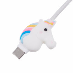 Kabelbeskytter til USB-C Kabel - Sød Enhjørning
