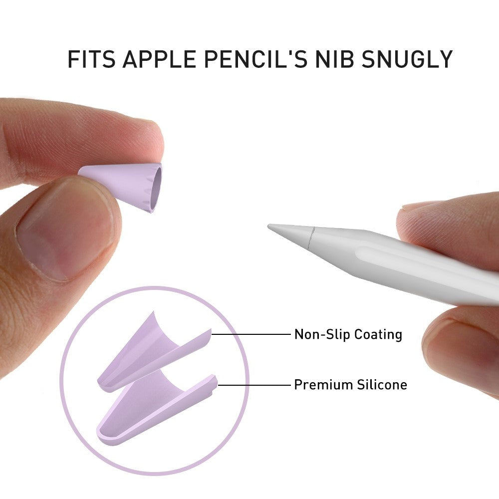 Apple Pencil 1 & 2. Gen Tip Cover 8 Stk. i Flere Farver