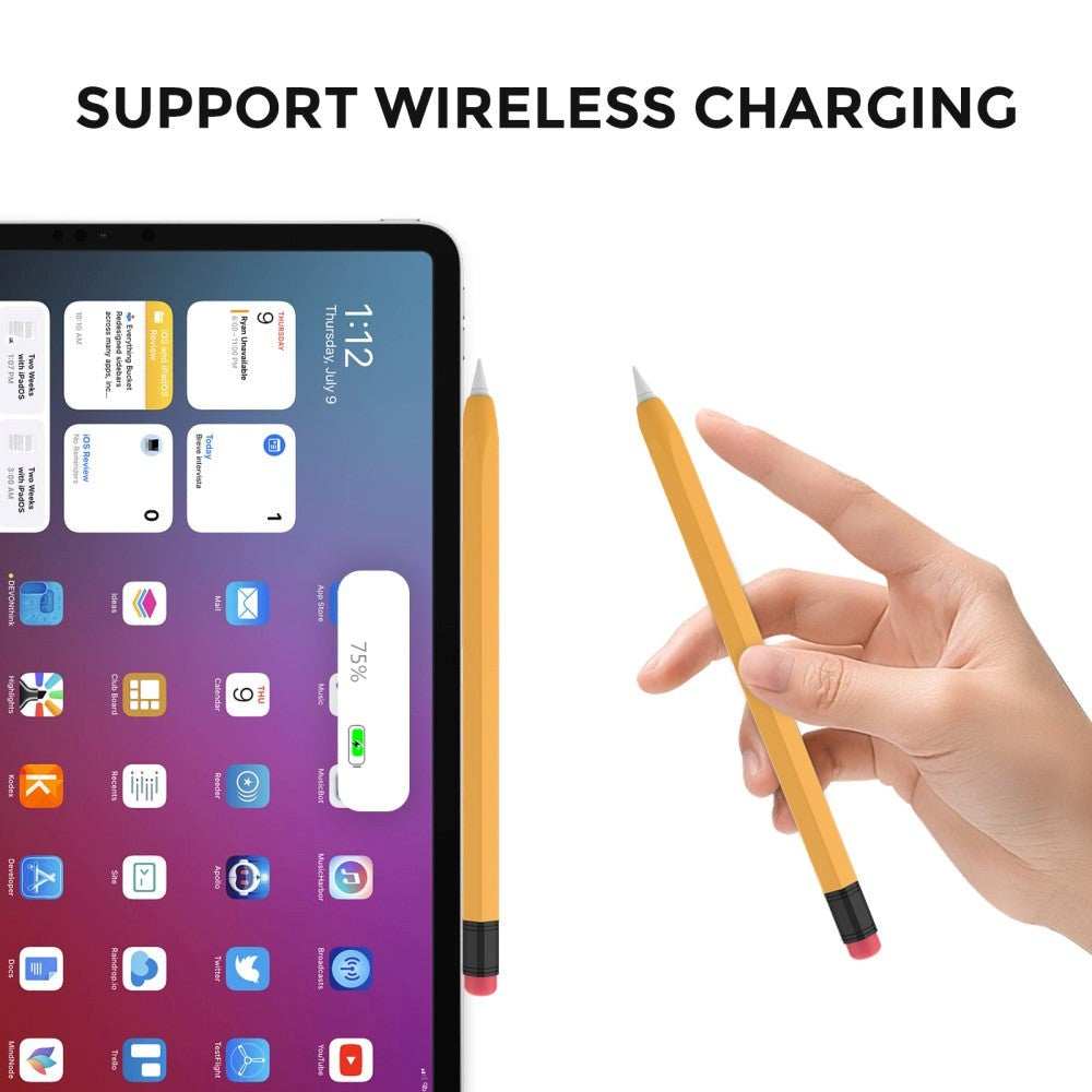Apple Pencil 2 Gen. Silikone Blyant Cover - Orange