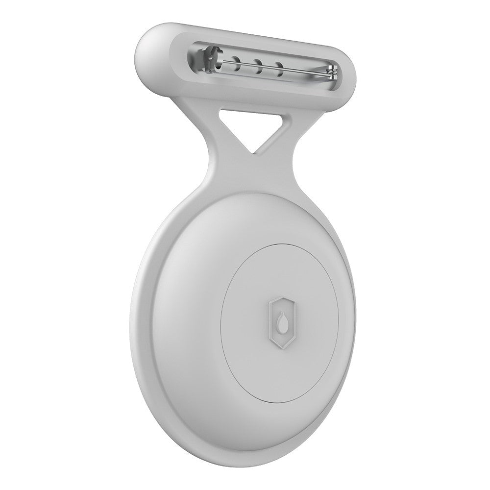 Apple AirTag 1. & 2. Gen. Silikone Cover m. Broche - Hvid