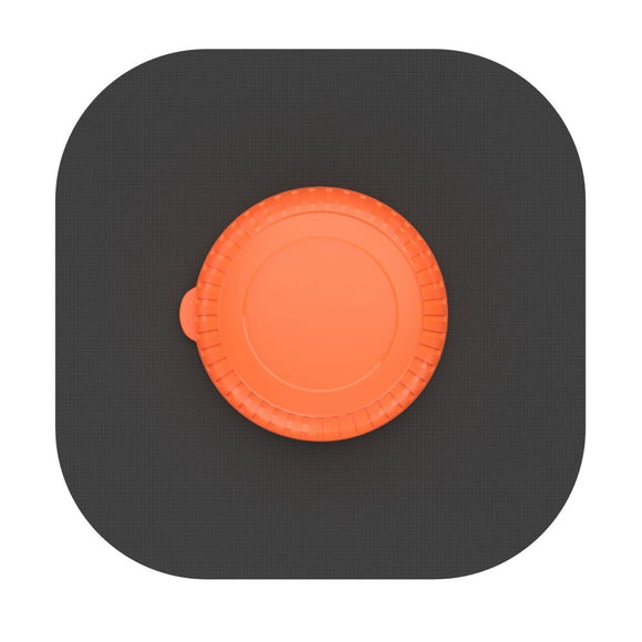 Stick-On Silikone Cover til AirTag 1. & 2. Gen. - Orange