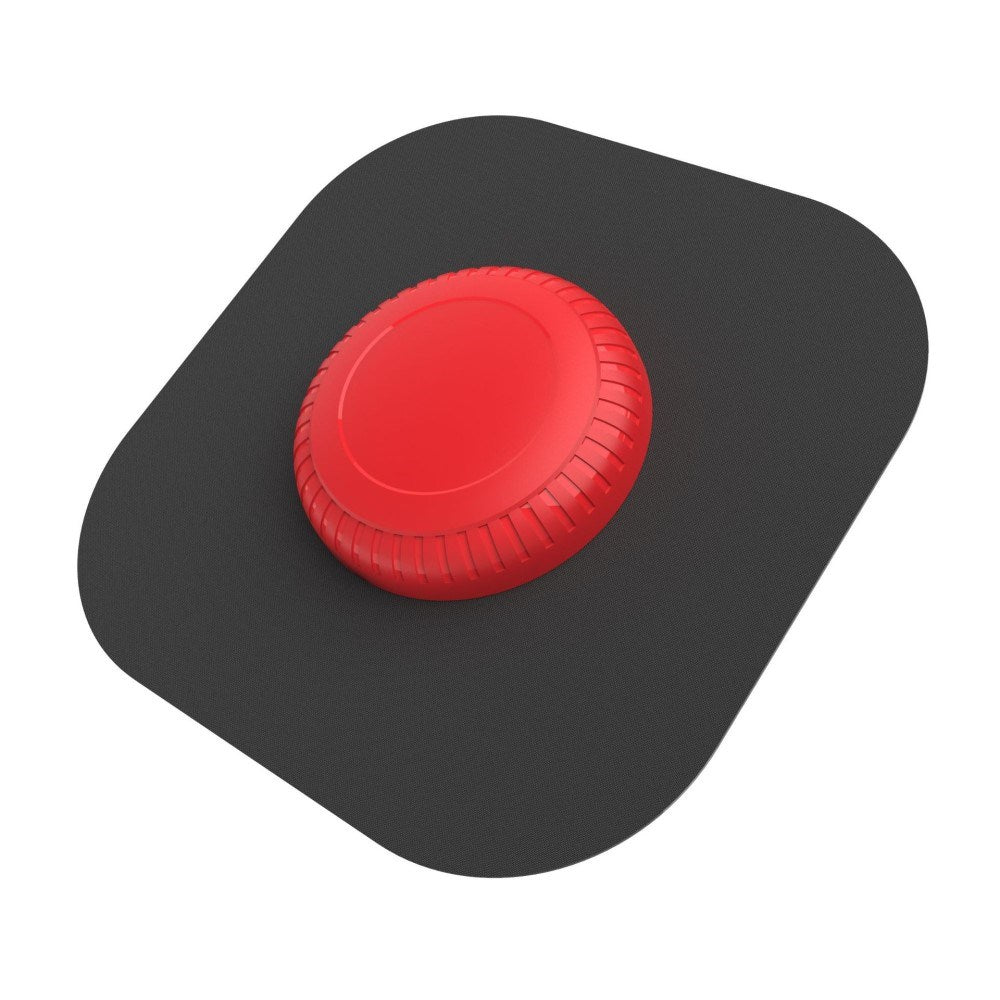 Stick-On Silikone Cover til AirTag 1. & 2. Gen. - Rød