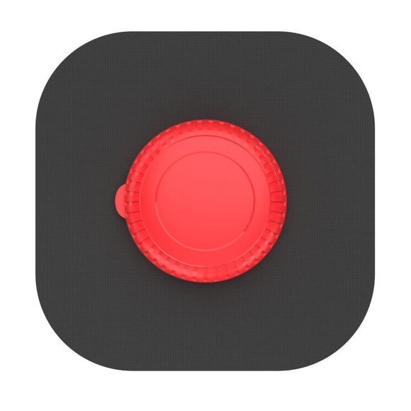 Stick-On Silikone Cover til AirTag 1. & 2. Gen. - Rød
