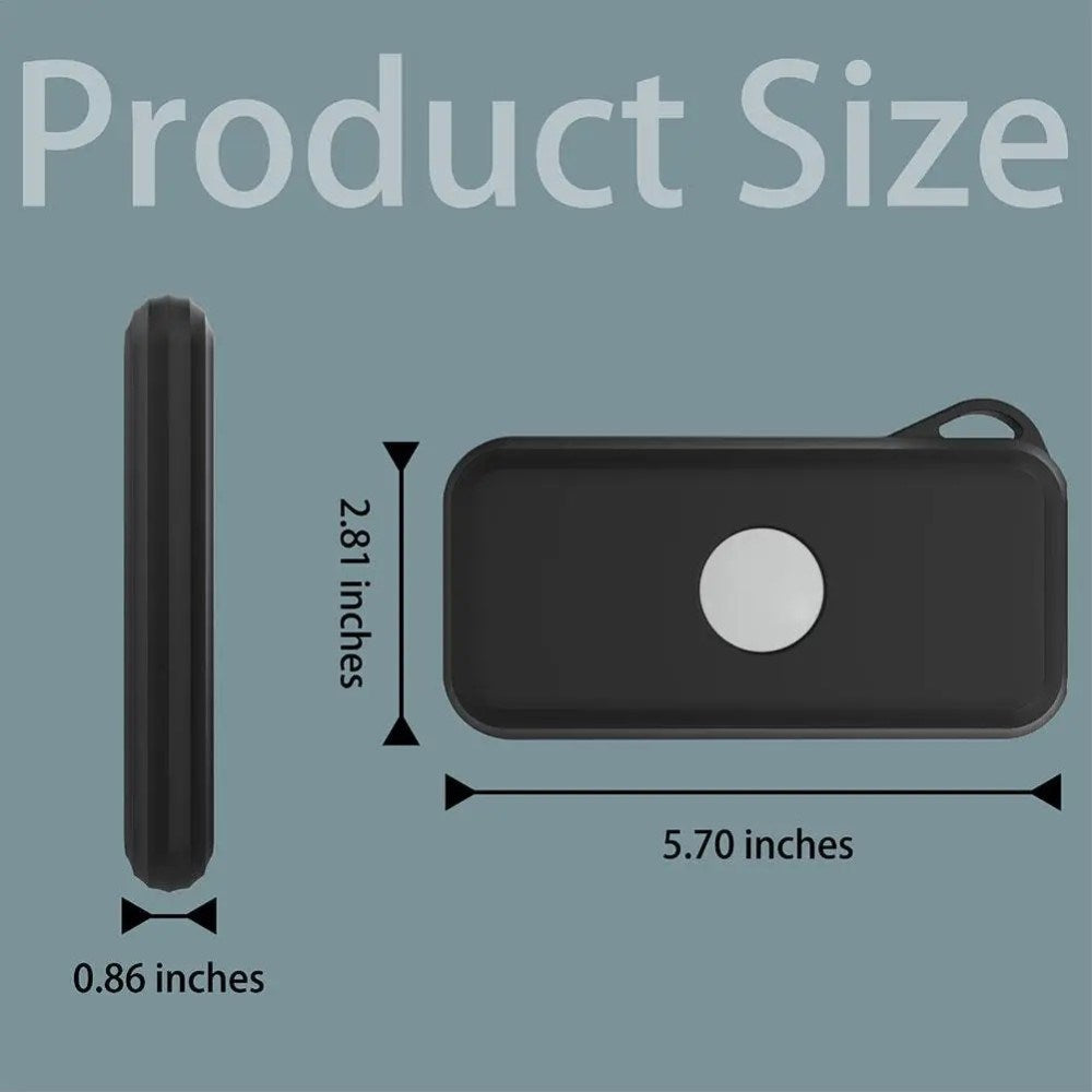 Apple Vision Pro Batteri Silikone Cover m. Nøglering - Hvid