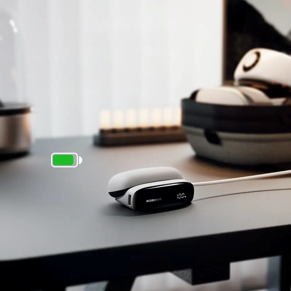 BOBOVR PD100 Batteri Opladningsdock til B100 VR Batteri - Hvid