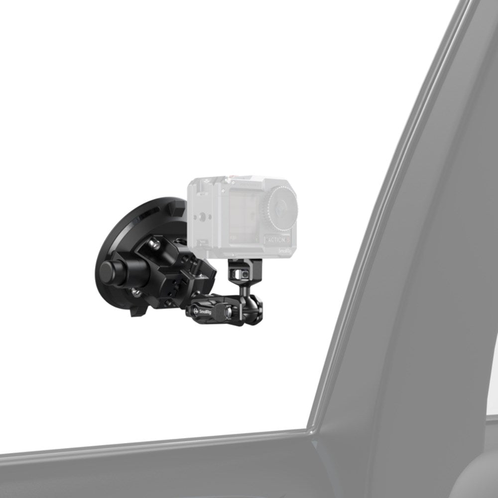 SmallRig 4236 4" Sugekop Kamera Monteringssæt til Køretøj - Sort