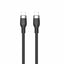 Hyper HyperJuice 240W Silikone USB-C til USB-C Kabel - 2m - Sort