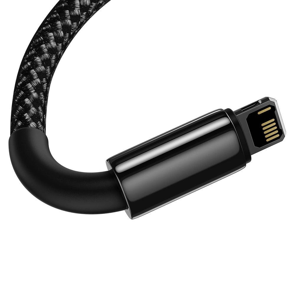 Baseus 12W USB-A til Lightning Kabel (480Mbps) - 2m - Sort