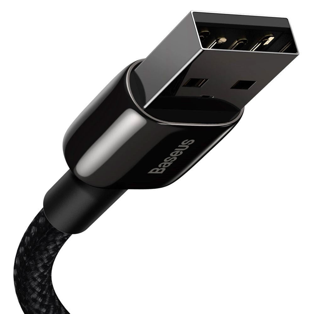 Baseus 12W USB-A til Lightning Kabel (480Mbps) - 2m - Sort