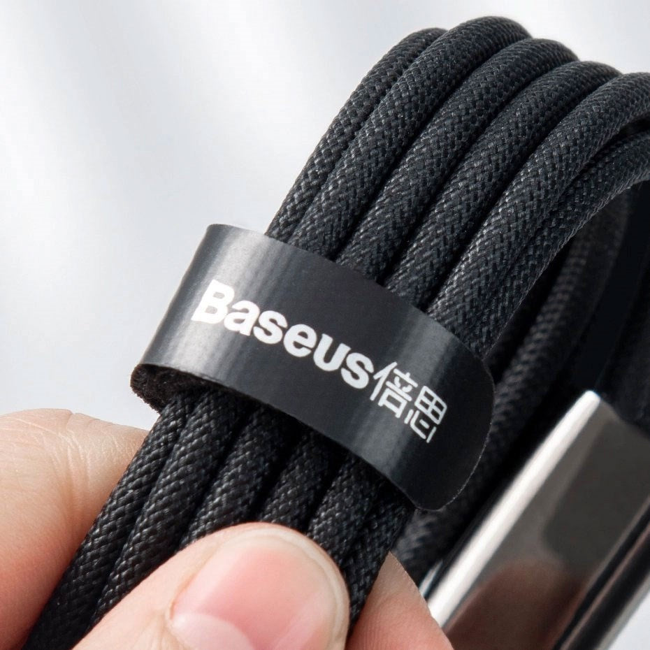 Baseus 3-in-1 USB-A Multikabel m. 1 x USB-C 1 x Lightning 1 x Micro USB - 1.5m - Sort