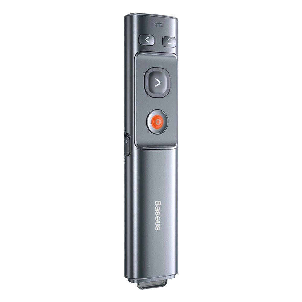 Baseus Batteridrevet Laser Pointer - USB-C / USB-A - Grå