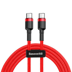 Baseus Cafule 60W PD USB-C til USB-C Kabel - 1m - Rød